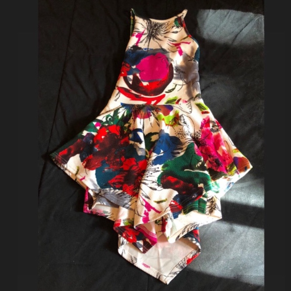 Flowered Romper